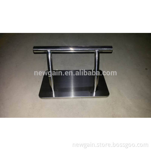 Stainless steel footrest for hair salon barber chair. Hairdressing Chair Footrest